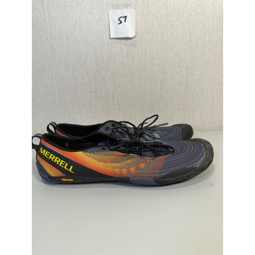 Merrell Vapor Glove 3 Mens 10 Barefoot Running Shoes Black Orange J09359